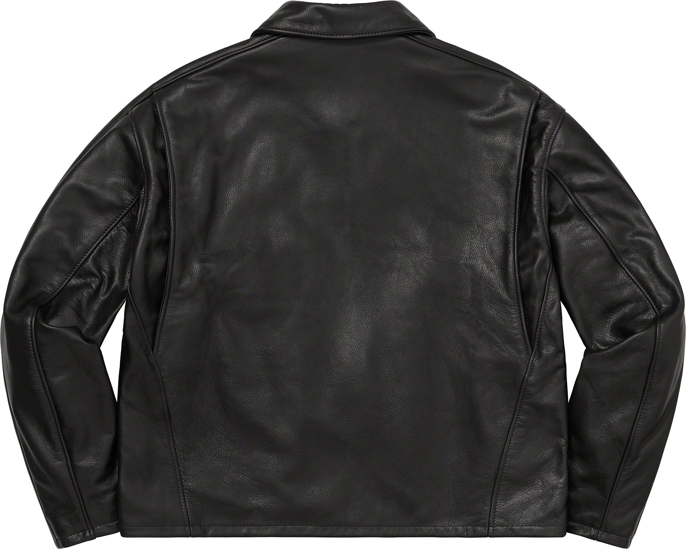 Supreme®/Schott® Leather Racer Jacket view 12
